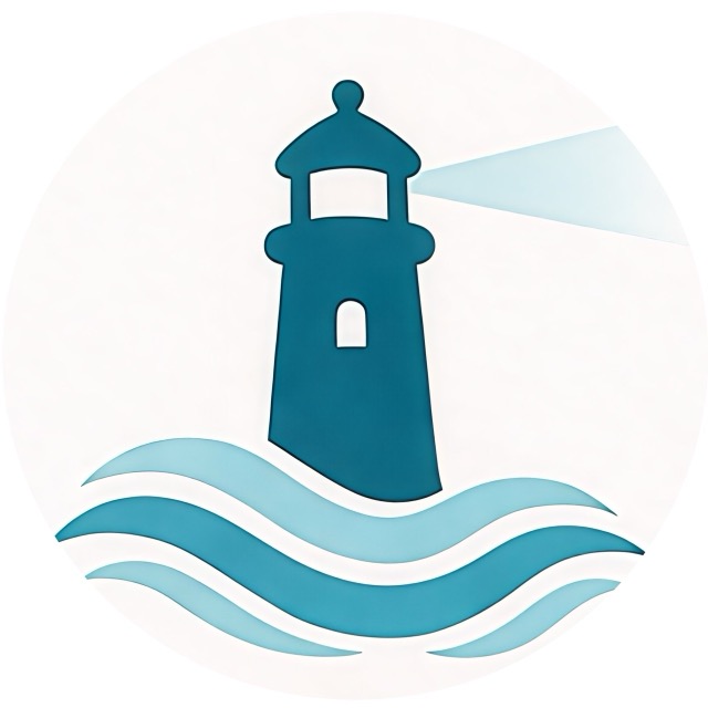 Guiding Light Peer Services lighthouse mark